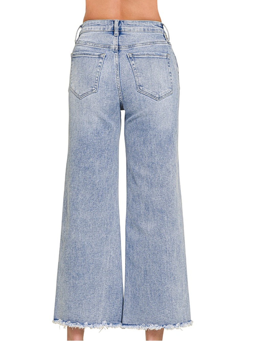 “ South Bay “ Wide Leg Jeans | Light Wash - Picture 5 of 6